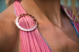 MACAPUNO ™ Swimwear Removable Rose Gold Sliders