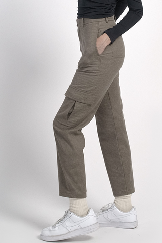 Pinstripe cargo pants