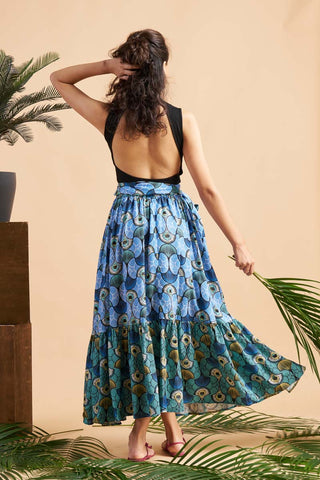 Moja Infinity Top OliveAnkara Originals OA OG Tencel Lyocell Print