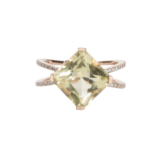 Stargaze Asscher Cocktail Ring