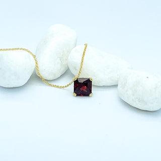 Stargaze Petite Asscher Necklace - Faved By Samanthi Jewellery
