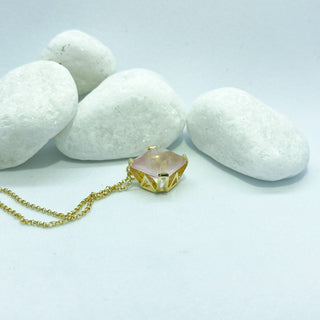 Stargaze Petite Asscher Necklace - Faved By Samanthi Jewellery