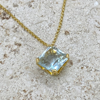 Stargaze Petite Asscher Necklace - Faved By Samanthi Jewellery