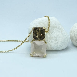 Sparkle Stargaze Asscher Necklace - Faved By Samanthi Jewellery