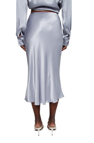 Grace satin Skirt - Bluemoon