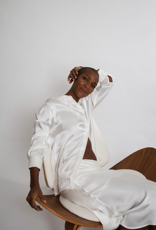 Luna Shirt - Pearl White