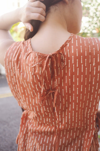 Lekha Top terracotta