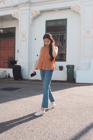 Lekha Top terracotta