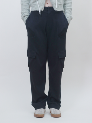 Pinstripe cargo pants