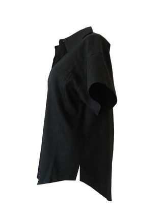 Willa Oversized Shirt Black